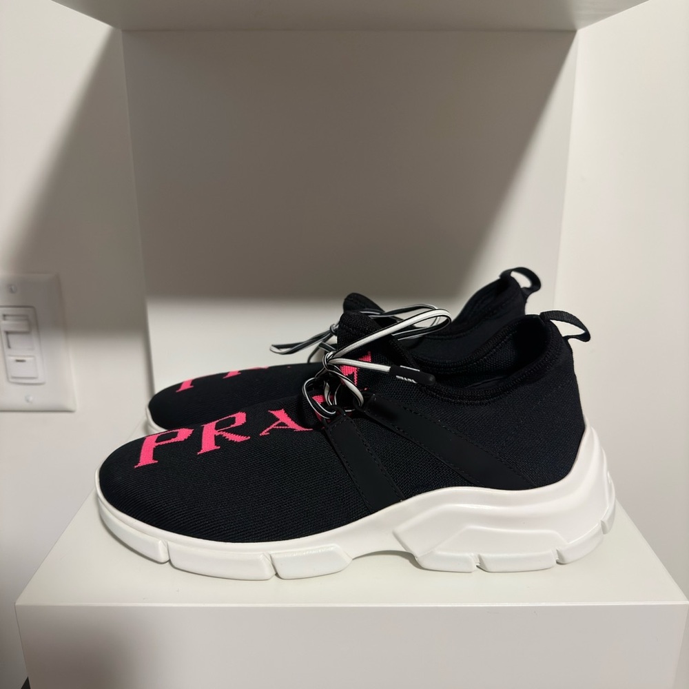 Prada XY Logo Sock Sneakers (Women)